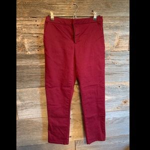 Forever 21 Wine/Burgundy Skinny Dress Pants